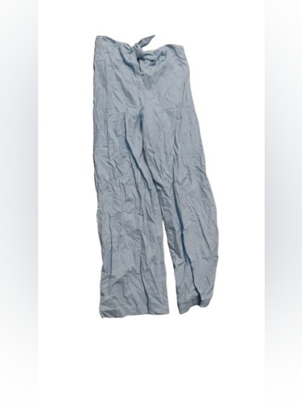 LPA Revolve Light Blue Tie Front Wide Leg Pants Sz S